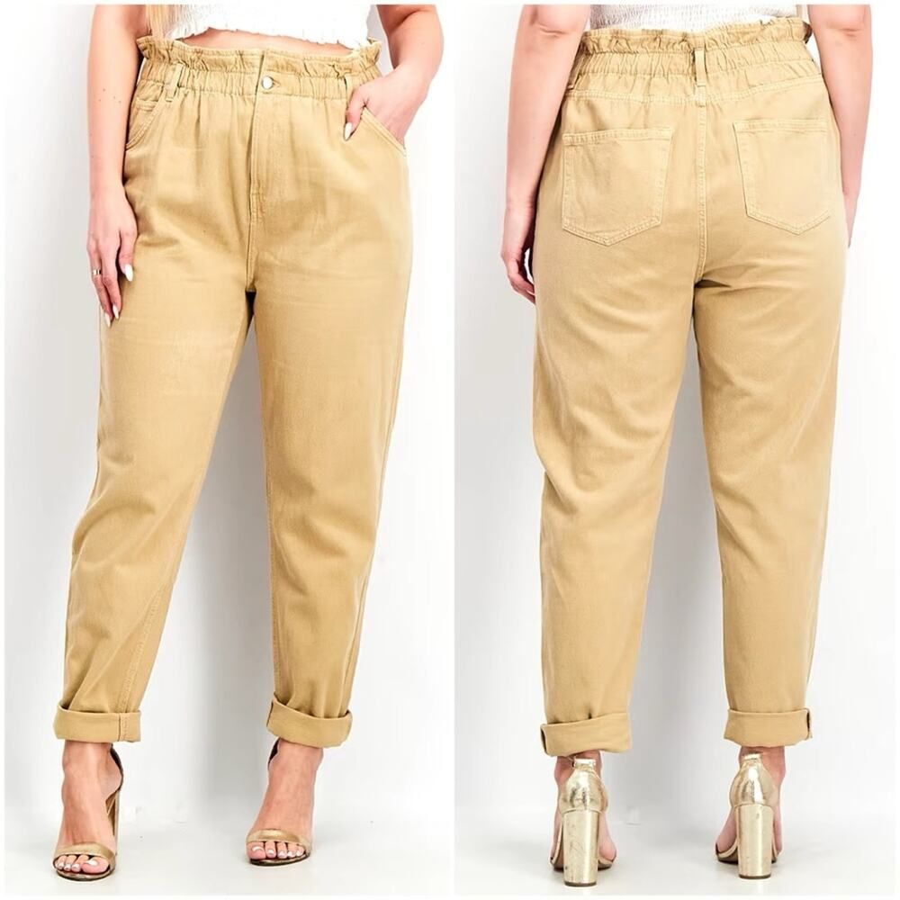 NWT Forever 21 Plus Paperbag Waist Jeans